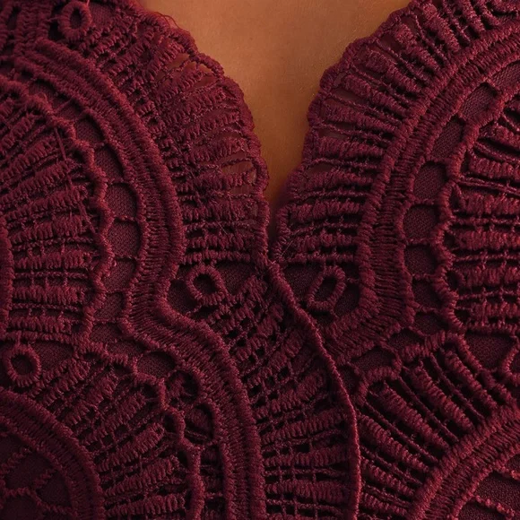 Lulu’s “Awaken My Love White Long Sleeve Lace Maxi Dress” - Picture 3 of 4